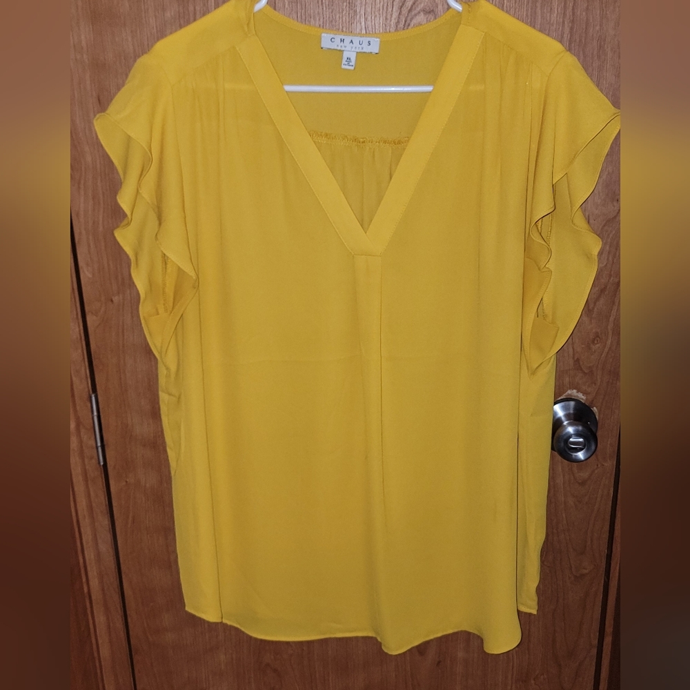 Burnt Yellow Blouse